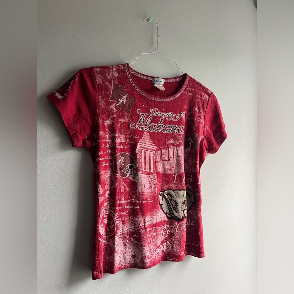 University of Alabama Red Graphic T-Shirt